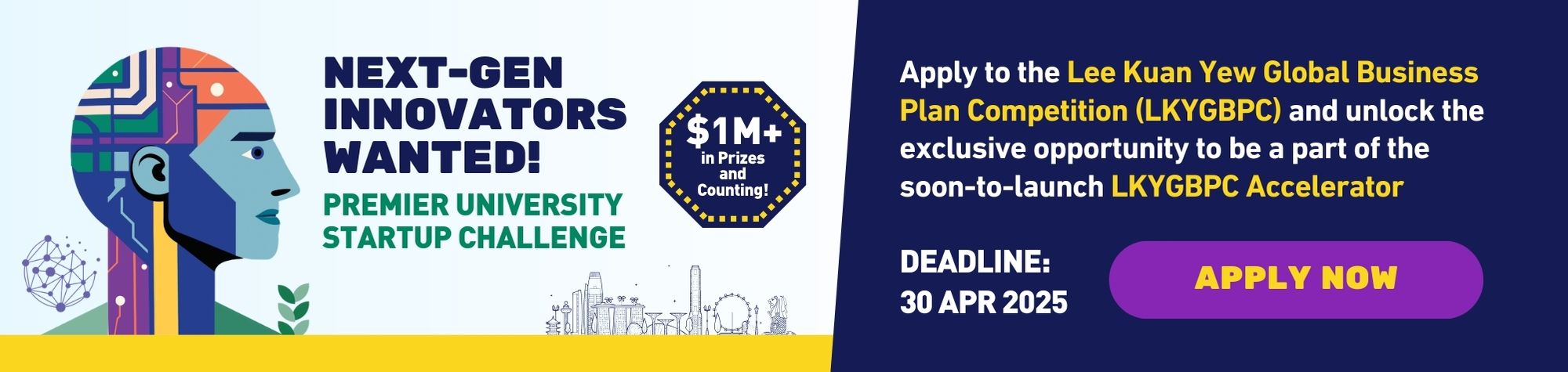APPLY NOW ! 12th Lee Kuan Yew Global Business Plan Competition